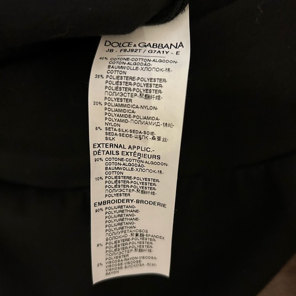 DOLCE & GABBANA Lace And Mesh Sweatshirt, size IT44 (US8/10) - Picture 12 of 13